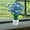 Blue, variant on Artificial flowers,Artificial Flowers Double Real Large Silk Flowers Potted Flowers Arrangements For Decoration Home Wedding Centerpieces Bouquet