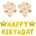 thumbnail image 1 of Kit de globos de cumpleaños Happy Birthday, 35 unidades, Mylar, 30 cm, 1 of 5