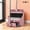 Pink, variant on Broom and Dustpan Set with Upright Combo for Home, Long Handle Floor Sweeper in White