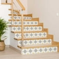 thumbnail image 6 of Mi Alma Peel and Stick Star Shaped B63 Backsplash Tile Stickers, Gray and Yellow, 7" x 7" (24-Pack), 6 of 10