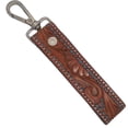 thumbnail image 4 of Handmade Leather Wristlet Key Chain Top Grain Leather Key Holder 5 Inch, 4 of 4