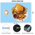 thumbnail image 6 of Silicone Placemats Silicone Table Mat, Large Kitchen Counter Protector Mat Heat Resistant Nonslip, 16" x 24" - Blue, 6 of 7