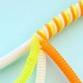 thumbnail image 1 of Ruiboury 10PCS Pure Colorful Spiral Phone USB Data Charging your cable the coats for Cable Cord Wrap Protector Winder, 1 of 7