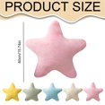 thumbnail image 3 of SSNTSY Star Plush Pillow Cute Throw Pillow 15.7 inch Decorative Pillow with Soft Faux Fur for Sleeping Bed Sofa Cushion Home Car, 3 of 8