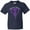 Navy, variant on Inktastic Alzheimer's Awareness Purple Ribbon Heart Youth T-Shirt