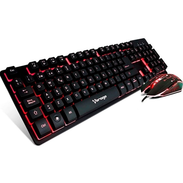 Teclado y Mouse Vorago Gamer KM-500, USB, Color Negro. Vorago Start the game KM-500
