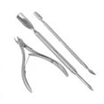 thumbnail image 1 of Juego de manicura y pedicura, herramienta para cortar uñas, removedor de empujador de cutículas de uñas. El paquete de pinzas para cutículas de uñas de bolsillo contiene cortaúñas., 1 of 5