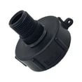 thumbnail image 2 of 1x IBC Ton Plastic Adapter Ton Bucket Accessories With Sealing Ring 2 NPS Black, 2 of 8