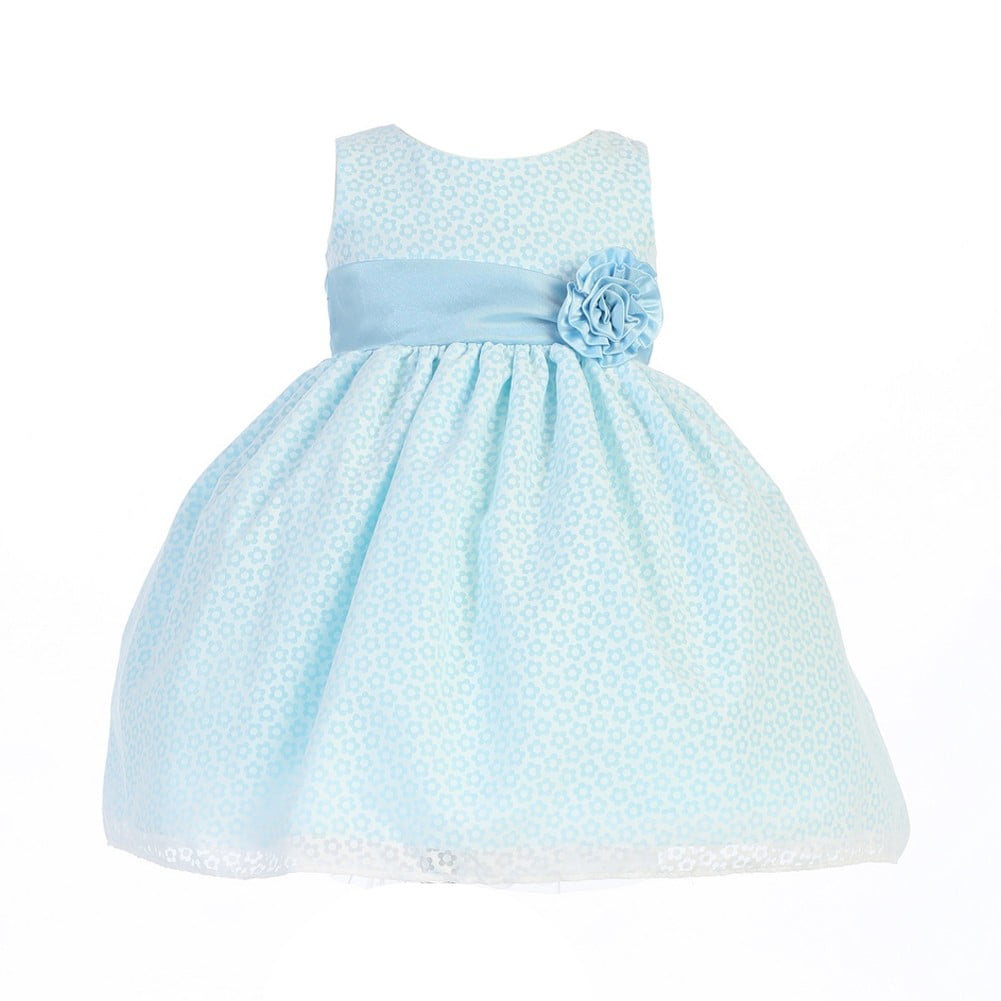 baby blue occasion dress