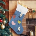 thumbnail image 3 of Coolnut Strawberry Christmas Stocking Personalized Large Candy Stocking, Xmas Stockings Decoration Hanging Gift for Family Holiday Party Ornaments Decor Fireplace, 3 of 7