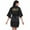 Black, variant on S-2XL Women Fashion Bathrobe Gold Lettered Bride Bridesmaid Sleepwear for Wedding Party