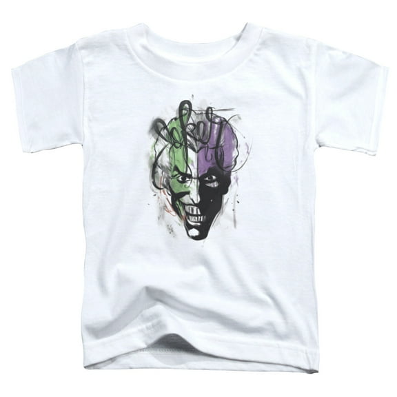 Batman - Joker Airbrush - Toddler Short Sleeve Shirt - 3T