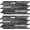 Black Marble + Silver Metal, variant on 2-Sheet Faux Stone Peel and Stick Backsplash, Slate White 3D Realistic Marble Look PVC with Metal Wall Tiles Stick on Backsplash for Kitchen Bathroom (Sample)