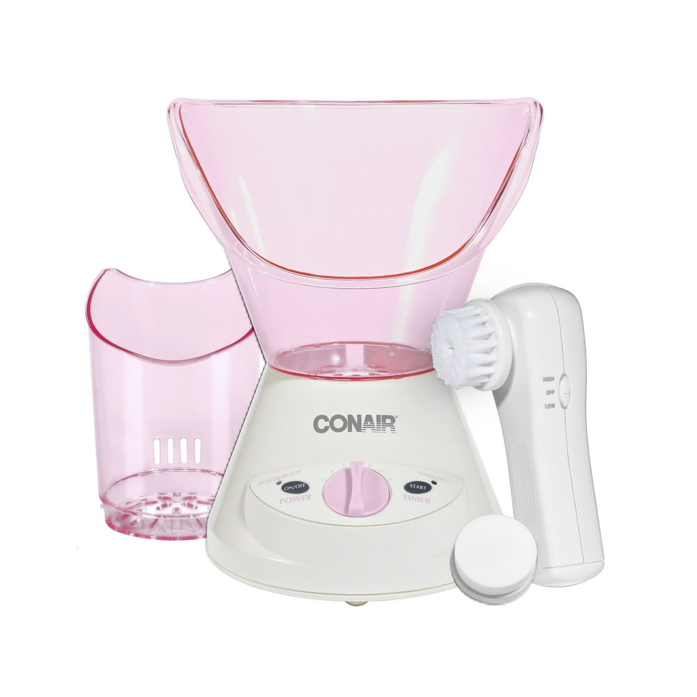 Conair True Glow Facial Sauna Moisturizing Treatment System, Pink/White