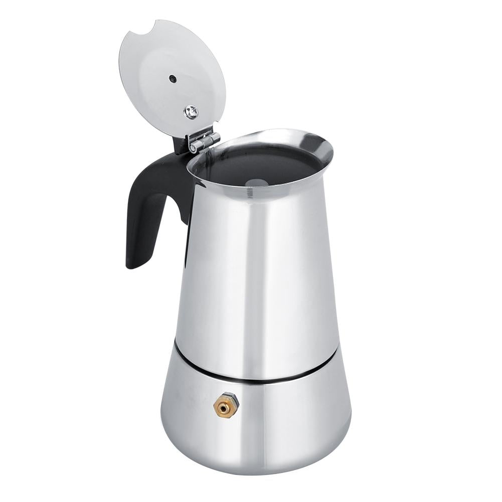 Mgaxyff Portable Stainless Steel Coffee Pot Moka Espresso Maker Mocha