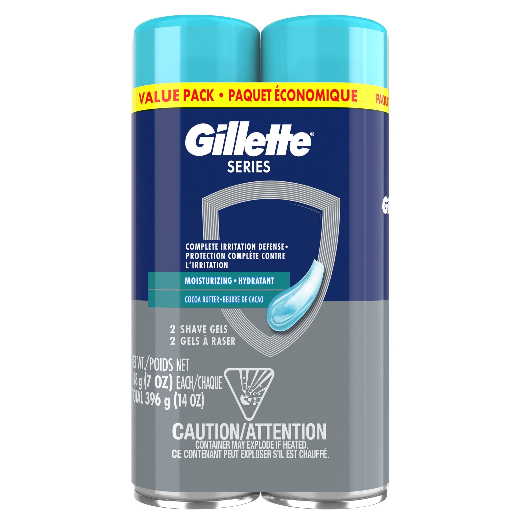 Gillette Series Moisturizing Shaving Gel for Men, Protects Against