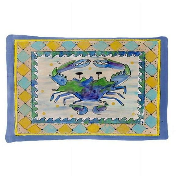 20.5 x 30 in. Crab Moisture Wicking Fabric Standard Pillow Case