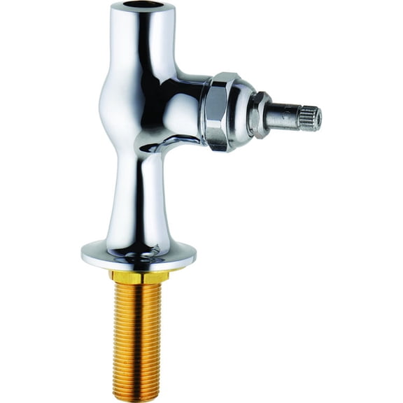 T&S BRASS B-0305-LN SINGLE PANTRY RIGID BASE FAUCET, DECK MOUNT, LESS NOZZLE