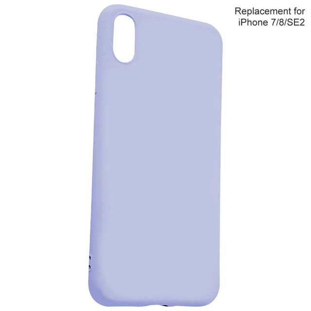MesaSe TPU Mobile Phone Case Shockproof Elastic Protection Cover for 7/8/SE2 Purple