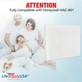 thumbnail image 2 of LifeSupplyUSA Humidifier Filter Replacement Pad Compatible for Honeywell HAC-801, 2 of 5