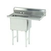 Advance Tabco 74.5'' x 29'' Free Standing Service Sink