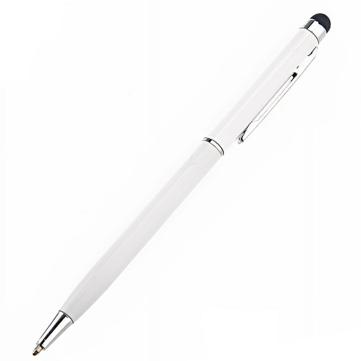 Soimiss Capacitive Touch Screen Stylus Pen and Ballpoint Pen White