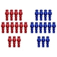 thumbnail image 3 of LOVIVER 26Pcs Table Soccer Men Player Football Player Birthday Indoor Table Game Toy Red Blue, 3 of 8