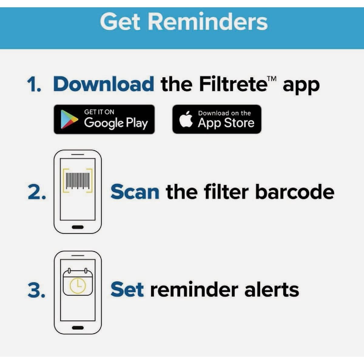 Filtrete 319-4 12x20 x 1 In. Basic Dust & Lint Pleated Furnace Air Filter, Gray, MPR 300, 3 Months - Quantity 4