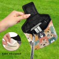 thumbnail image 4 of Haosy Colorful Cute Dogs Face Golf Mallet Putter Cover Strong Magnetic Leather Golf Club Headcover Closure, 4 of 7