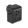 thumbnail image 1 of Extensor Power Strip One Beat con 3 cargadores USB, color negro, 1 of 7