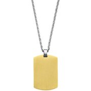 GTX Gold Stainless Steel Dog Tag, 22"