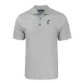 thumbnail image 2 of Men's Cutter & Buck Gray Cincinnati Bearcats Pike Eco Tonal Geo Print Stretch Recycled Polo, 2 of 3