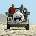 thumbnail image 6 of Bear And Mountain Camper Spare Tire Cover Gifts for Animal Lover Weatherproof Universal Wheel Protectors Universal Fit for Trailers SUV Truck Camper Travel 14inch, 6 of 8