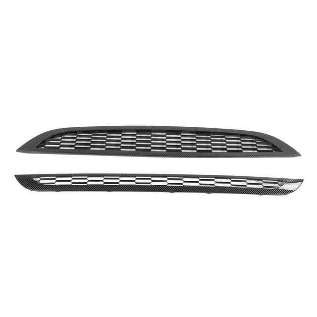 Front Upper Lower Grill for Cooper R50 R52 R53 2001-2006, 51137026202, 51137133847 Front Mesh Grille Insert Panel Bumper Mesh Grille for R50 R53 R52