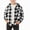 L101-Black, variant on Kids Hooded Plaid Flannel Shirt Jacket, Long Sleeve Button Down Buffalo Check Shacket with Chest Pocket(L101-Red,10-11 Y)