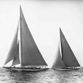 thumbnail image 2 of Sailboats in the Americas Cup 1934 Poster Print by Edwin Levick, 2 of 2