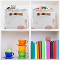 BESTKITTY Pink Flamingo Princess Storage Baskets for Shelves Organizer