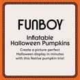 thumbnail image 3 of FUNBOY Inflatable Pumpkin 3-Pack Halloween Decorations Outdoor with Bonus Ghost, 3 of 6