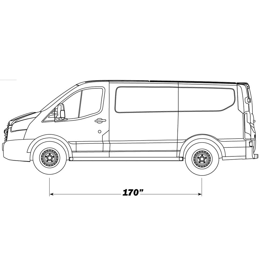 Northeastern Exhaust Exhaust Tail Pipe Fits 2007–2009 Dodge Sprinter 2500 & 2010–2014 Mercedes Sprinter 2500 3.0L 170" WB | Direct Fit