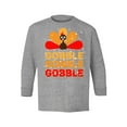 thumbnail image 1 of Awkward Styles Thanksgiving Sweater for Girls Youth Gobble Gobble Long Sleeve Shirt, 1 of 4