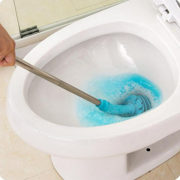 Siphon Toilet Dredger Smaller Volume, 360 Degree Pipe Dredge, Improved TPR Material Elasticity, Easy Glaze Cleaning, Suitable for Siphon Toilet