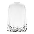 thumbnail image 5 of AUNVITO Women's Long Sleeve Round Neck Sweatshirt Loose Fit Casual and Comfortable Style, 5 of 5