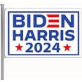 thumbnail image 1 of ZHAOCHENG Bandera arcoíris de Biden Harris 2024, bandera del orgullo gay, LGBT, demócrata, con ojales de latón, bandera de poliéster para exteriores de 3 x 5 pies, 1 of 4