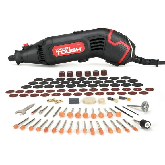 HYPER TOUGH 1.5AMP 106PC VARIABLE SPEED ROTARY TOOL WITH ACCESSORY KIT, HYPER TOUGH 1.5AMP 106PCS ROTARY TOOL SET