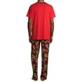 thumbnail image 5 of Dr. Seuss Men's Grinch 3-Piece Pajama Set with Socks, 5 of 6