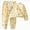 C107---Gold, variant on 18-24 Months Girls Long Sleeve Pajama Set Baby Girl Clothes Toddler Girl Outfit Ruffle Sleeve Shirt Pant Set Fall Winter Clothing for Girl,Blue