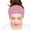 Pink, variant on Cuekondy Heardband for Elastic Exercise Hair Band Edge Yoga Headband Sweat Wicks Headband Fashion Bandana Headband Hair Accessories White Heardband