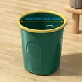 thumbnail image 6 of TERGAYEE Trash Can Kitchen Trash Can Hollow Paper Cans and Convenient Lidless Living Room Bedroom Household Plastic Trash Cans with Pressure Ring, 6 of 6