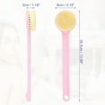 thumbnail image 4 of Unique Bargains Back Scrubber Long Handle Bath Brush Long Handle Brush for Bath Shower 13.98"x3.15"x1.18" Pink, 4 of 7
