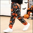 thumbnail image 3 of Aideaone Boys Halloween Pajama Pants Kids Long PJ Bottoms with Pockets 3D Print Sleepwear for Boys 7-16 Years, 3 of 5